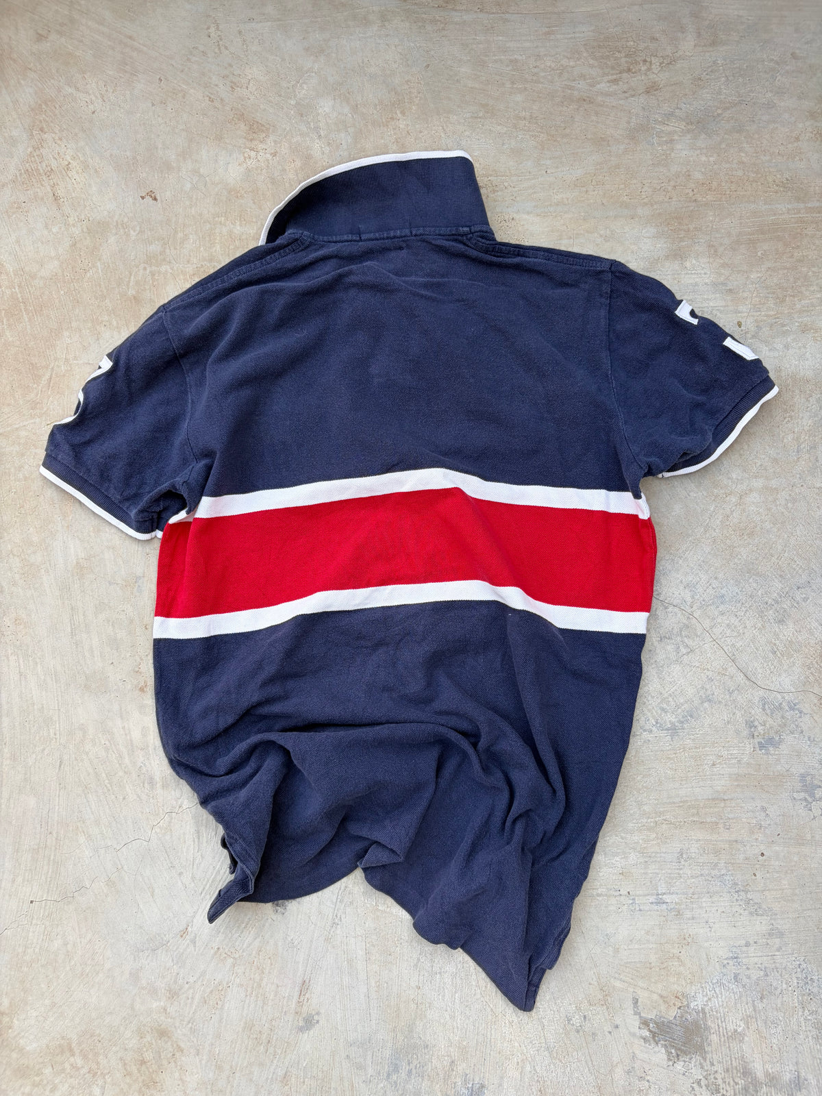 Vintage Polo Ralph Lauren Big Pony Rugby Polo Shirt M