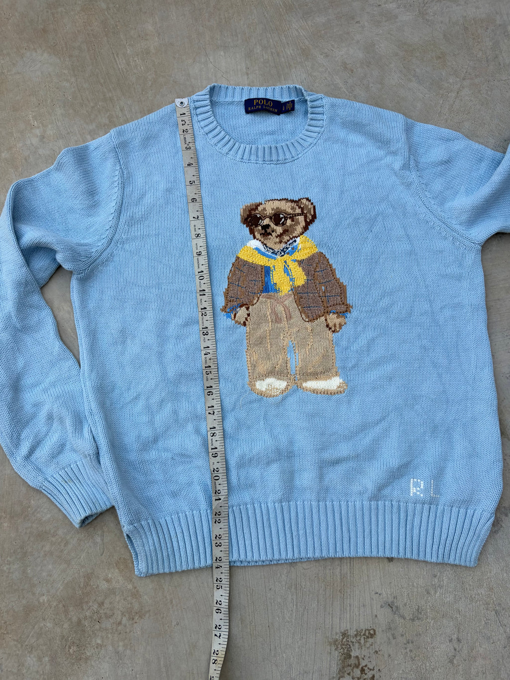 Vintage Polo Ralph Lauren Polo Bear Sweater M