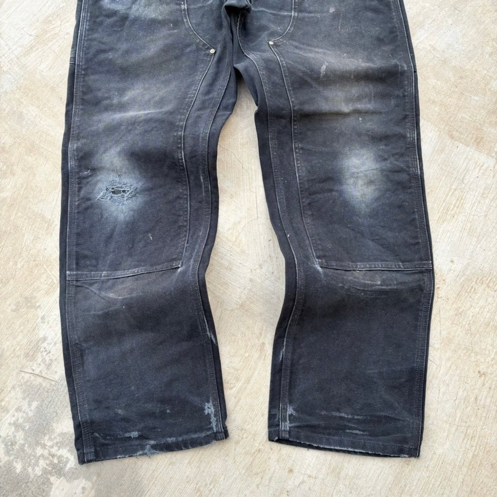 Vintage 00s Carhartt Double Knee B01 BLK 34