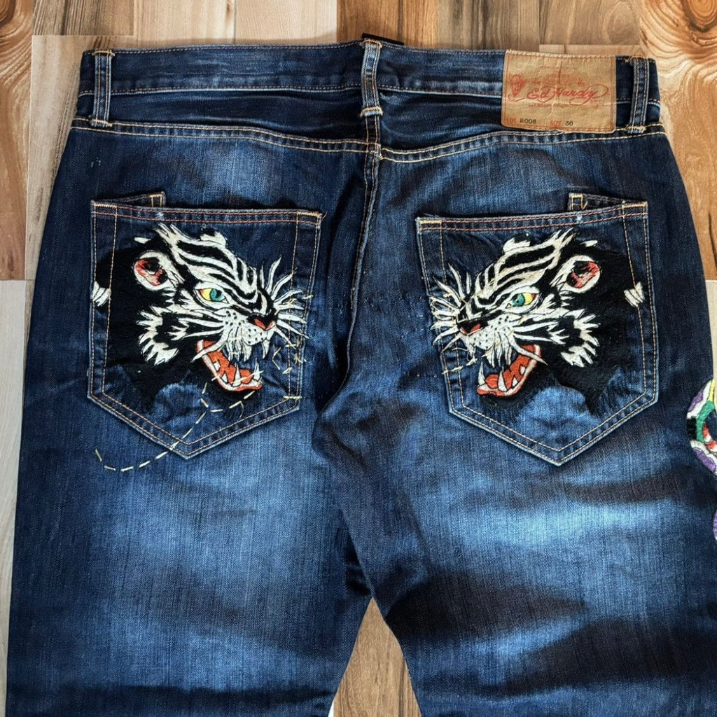 Vintage Edhardy Y2K Baggy Pant 36