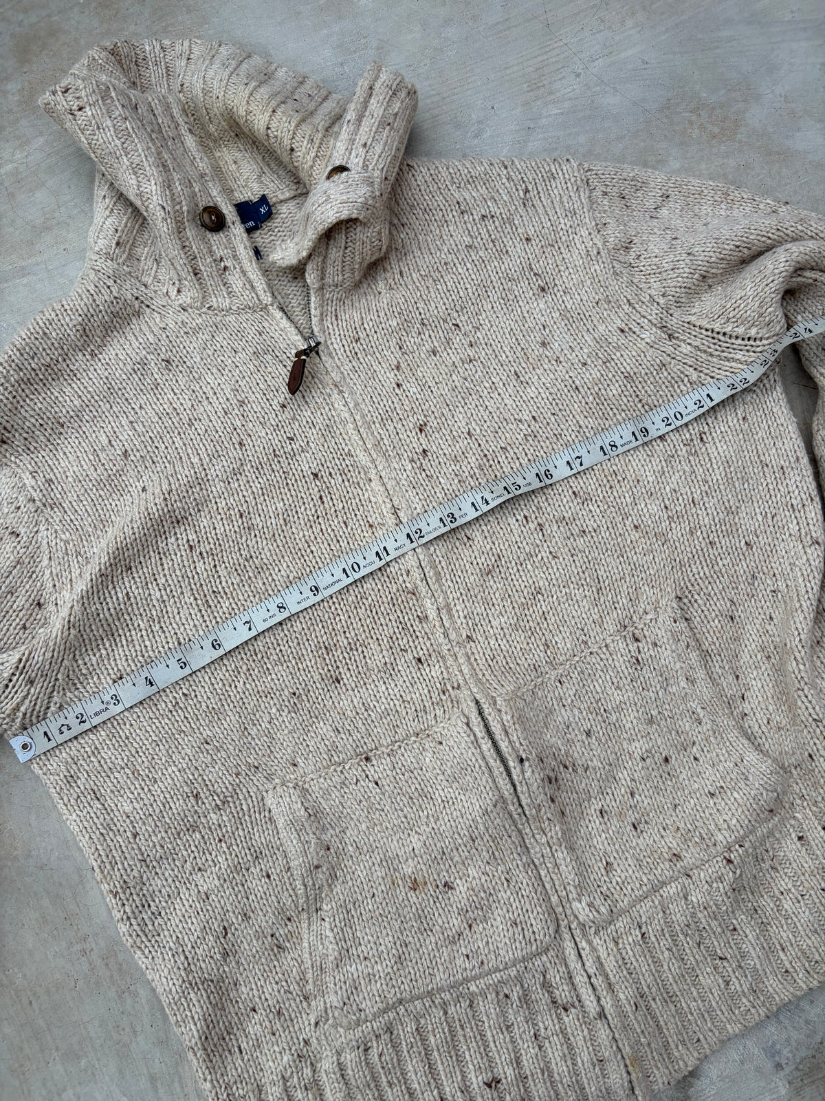 Vintage 90s Polo Ralph Lauren Alpaca Wool Quarter-Zip Knit Sweater M/L