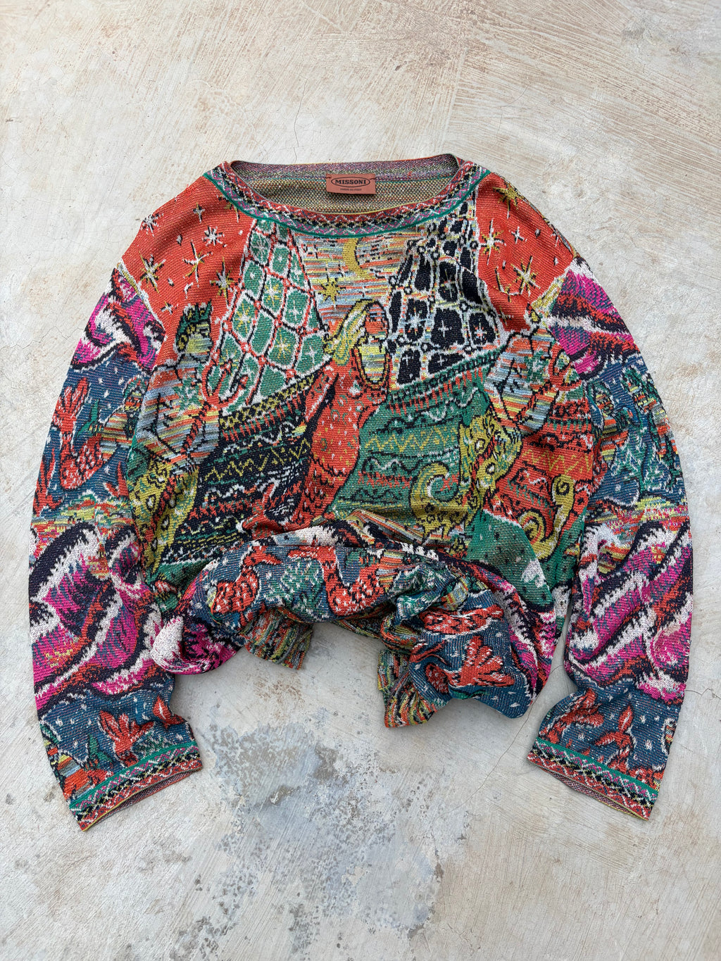 Vintage 90s Missoni Knitwear Sweater M