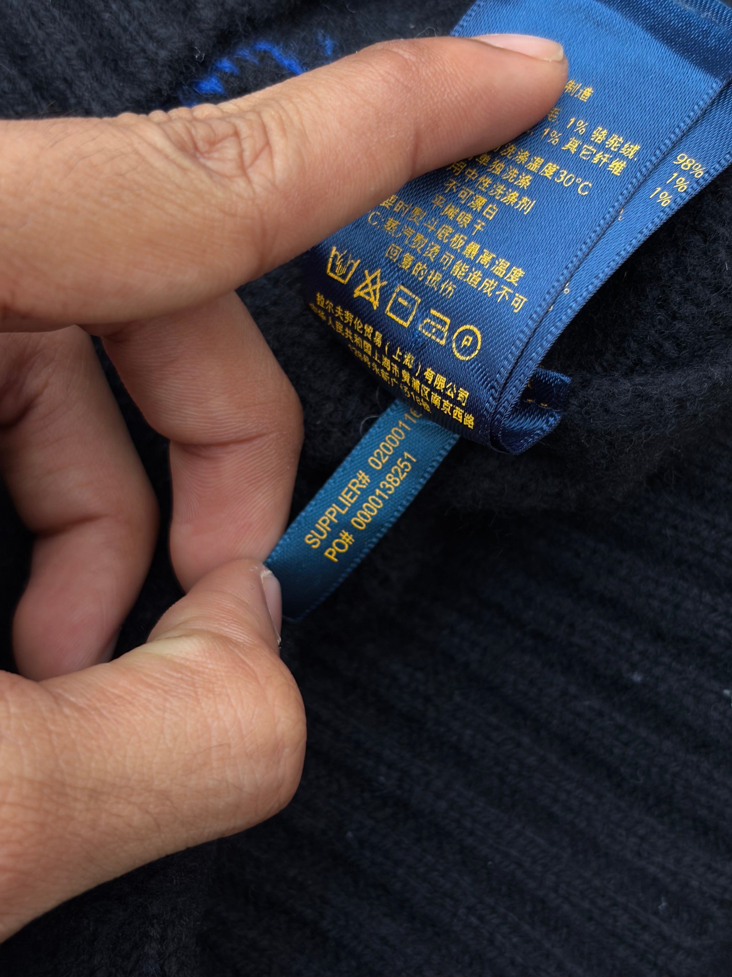 Vintage 00s Polo Ralph Lauren Ski-Bear Knit Sweater L