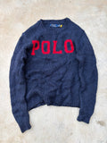 Vintage Polo Ralph Lauren “POLO” Knit Sweater S/M