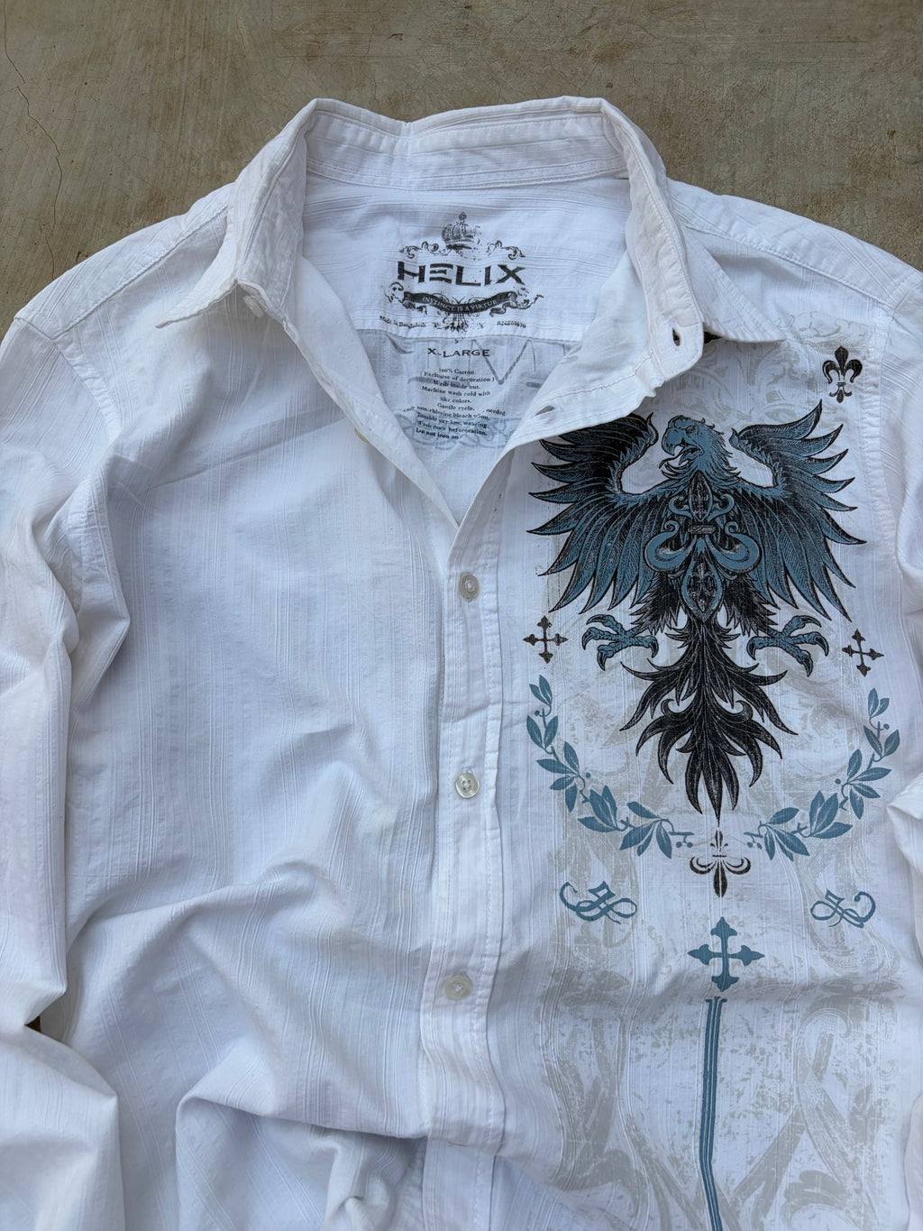 Vintage Helix Y2K "Redemption" Shirt L