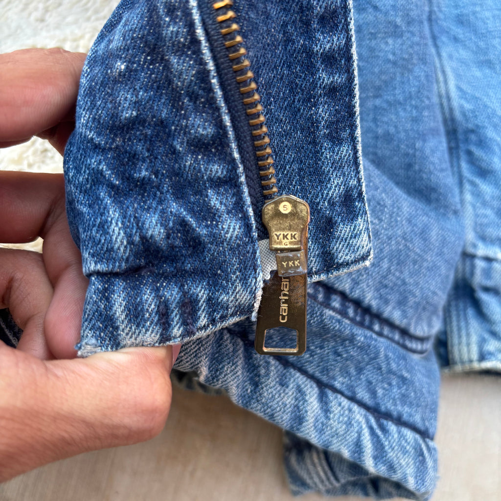 Carhartt Phoenix Coat Denim Sherpa Jacket M
