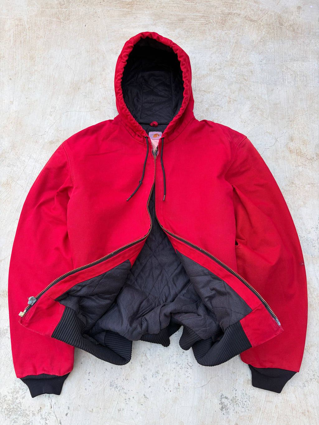 Vintage 00s Carhartt Active Jacket J140 RED L