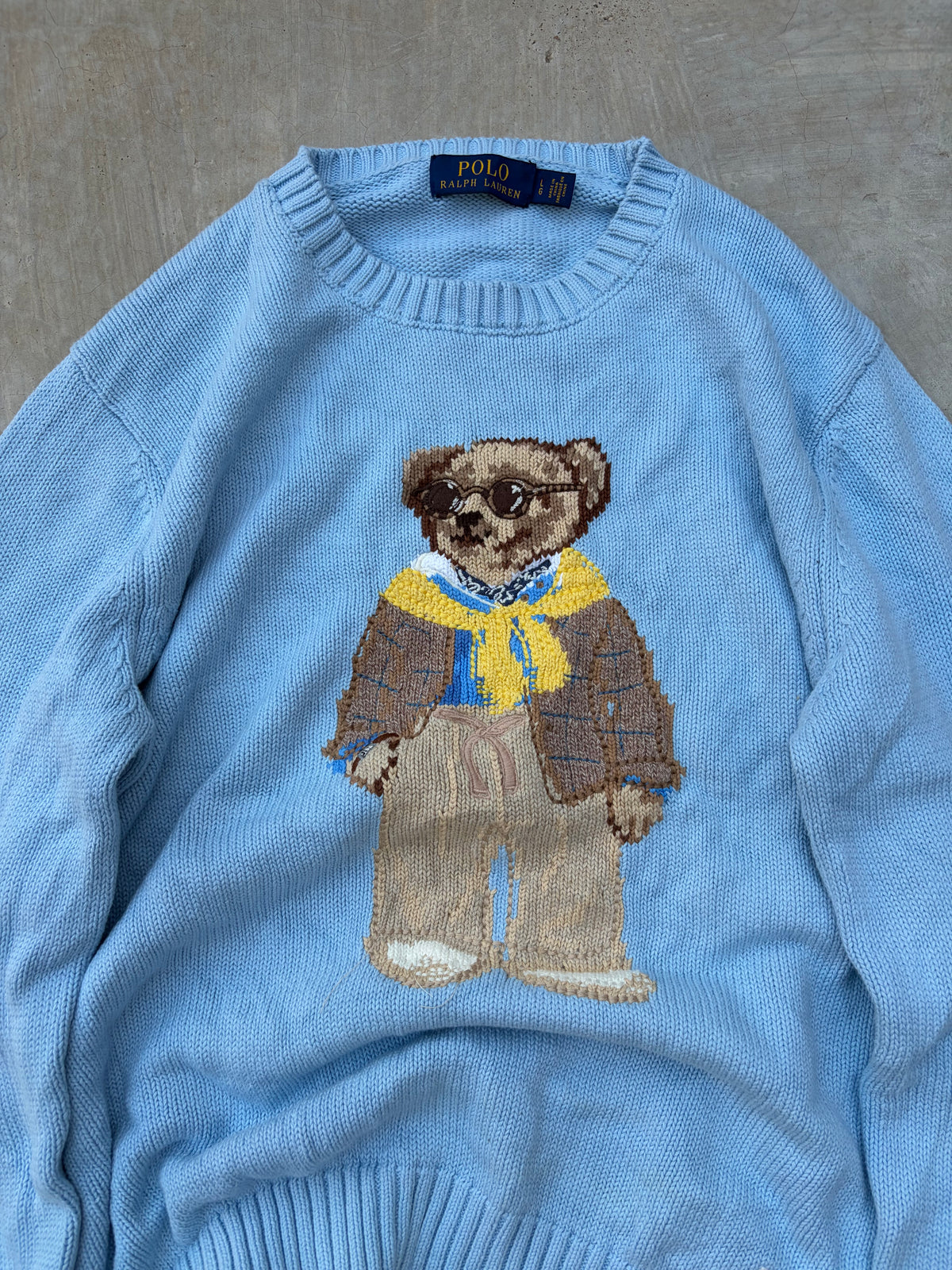 Vintage Polo Ralph Lauren Polo Bear Sweater M