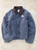 Vintage 00s Carhartt J22 PTL Detroit Jacket Faded Grey (Made in USA) XL