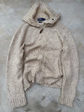 Vintage 90s Polo Ralph Lauren Alpaca Wool Quarter-Zip Knit Sweater M/L