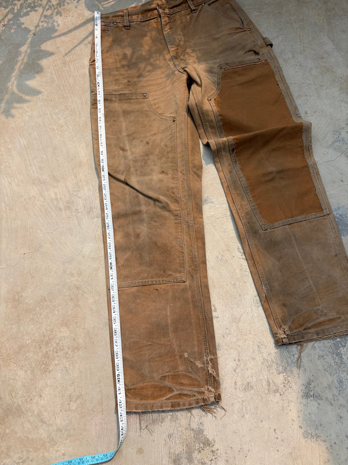 Vintage Sunfaded 1 pannel Carhartt Double Knee 32