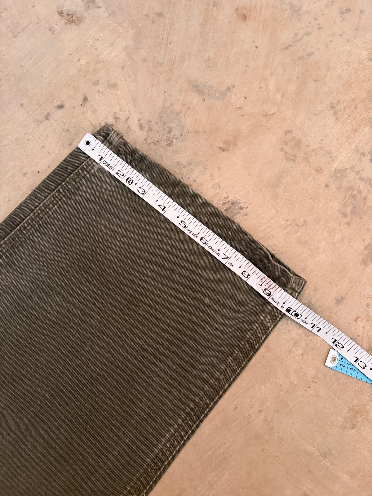Vintage Painted & Faded Carhartt Double Knee Mos 34