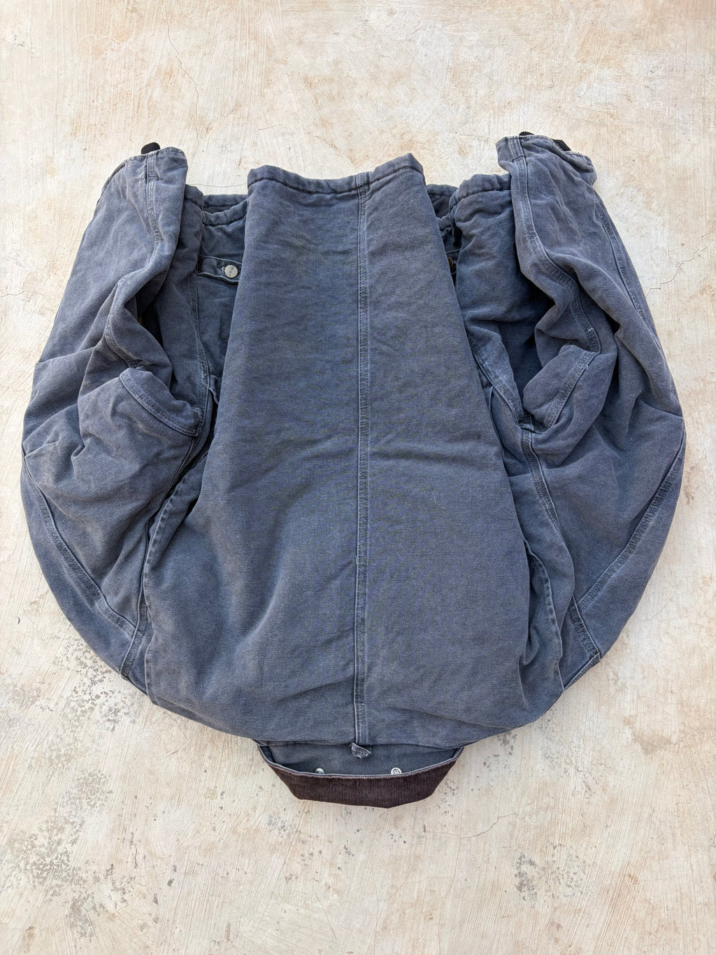 Vintage 00s Carhartt J22 PTL Detroit Jacket Faded Grey (Made in USA) XL