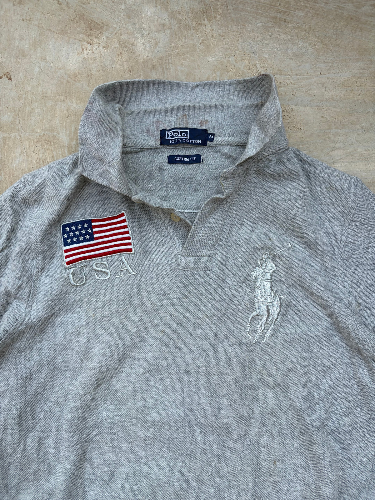Vintage Polo Ralph Lauren USA Flag Polo Shirt XS/S