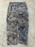 Vintage 2000s Carhartt 102288977 Realtree Camo Carpenter Pant 32