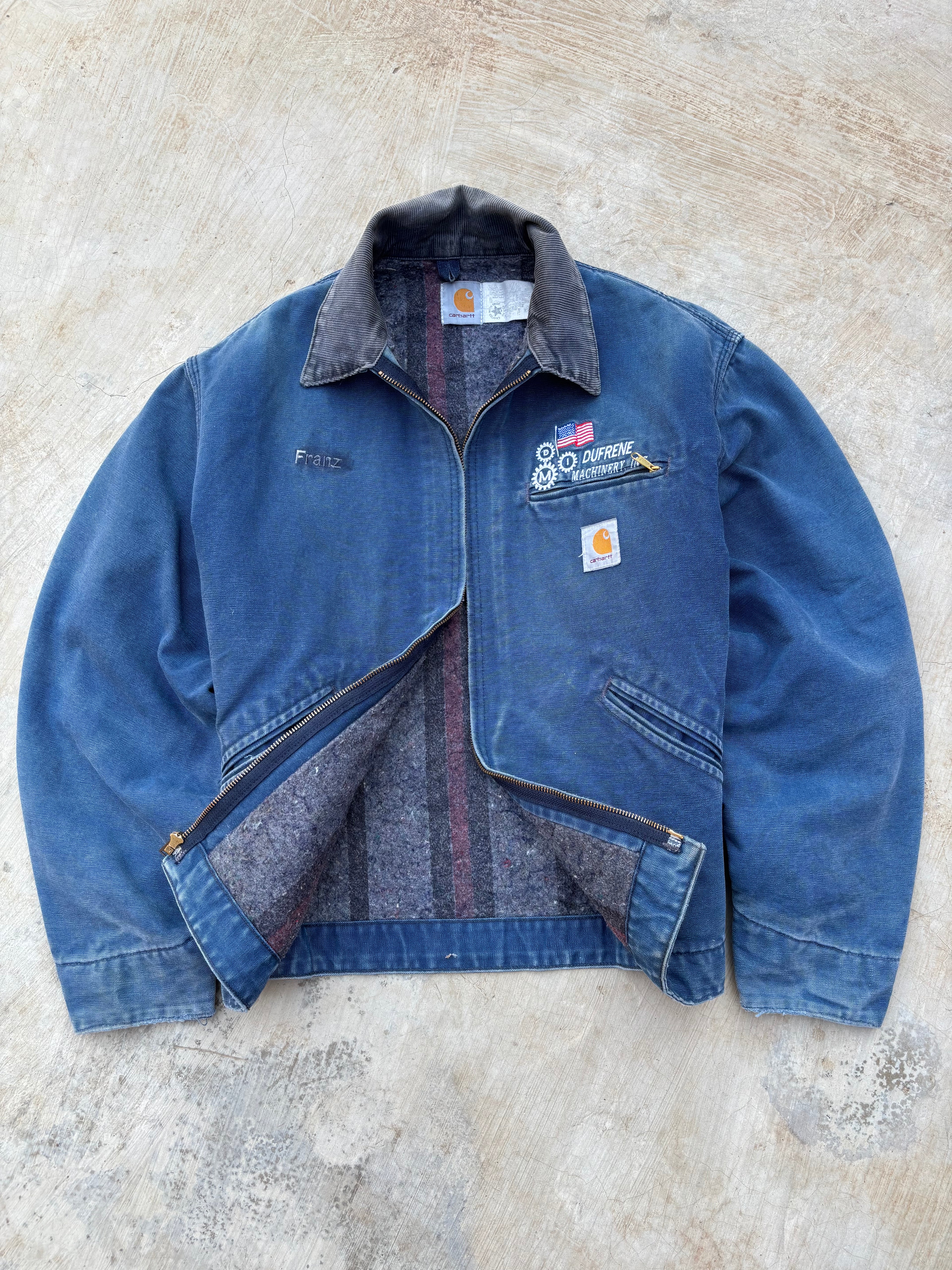 1999 Faded Carhartt Detroit Jacket J01 NVY M