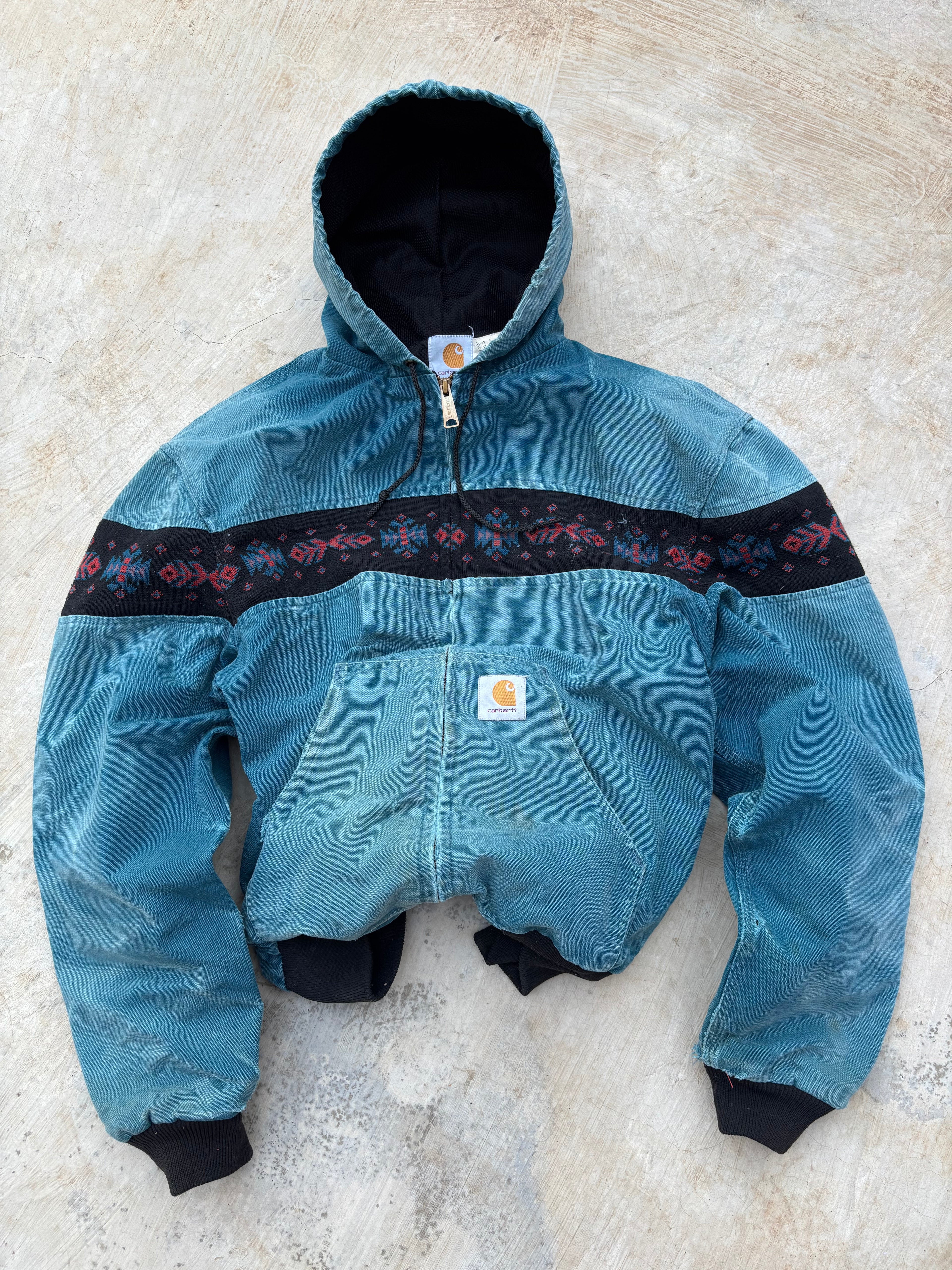 1994 Faded Carhartt Active Aztec Jacket JR0055 L