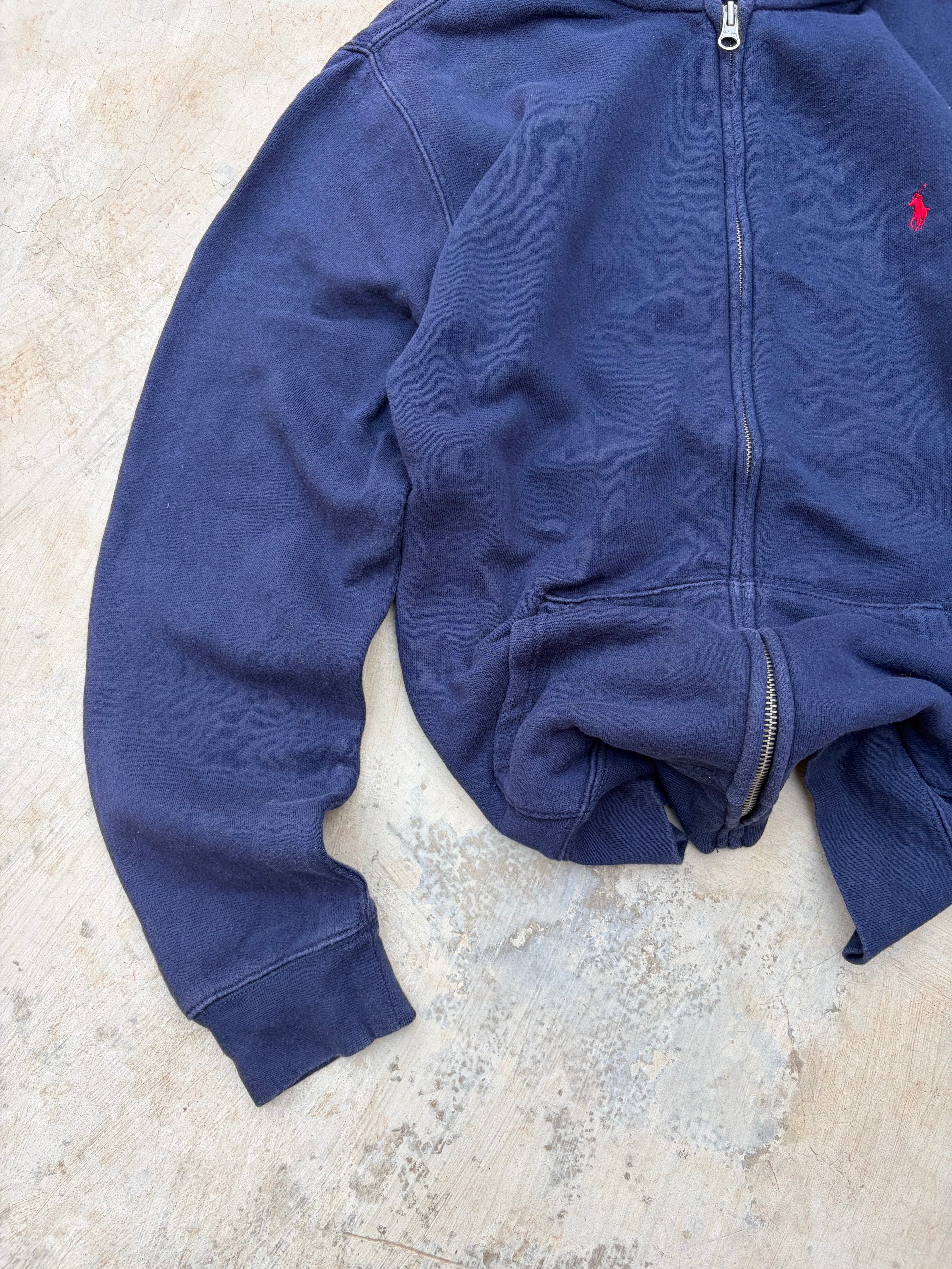 Vintage 90s Polo Ralph Lauren Zip Hoodie M