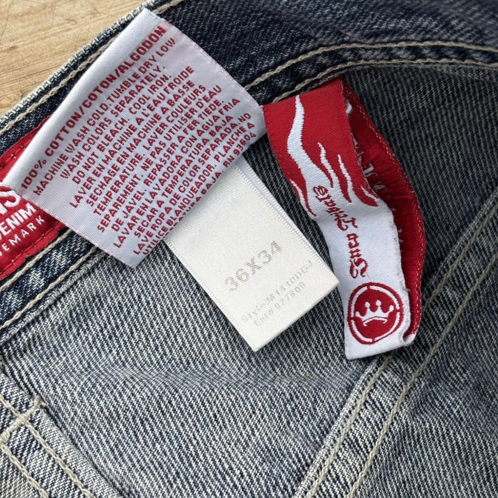 Vintage 90s Jnco Spell Out Jeans 36