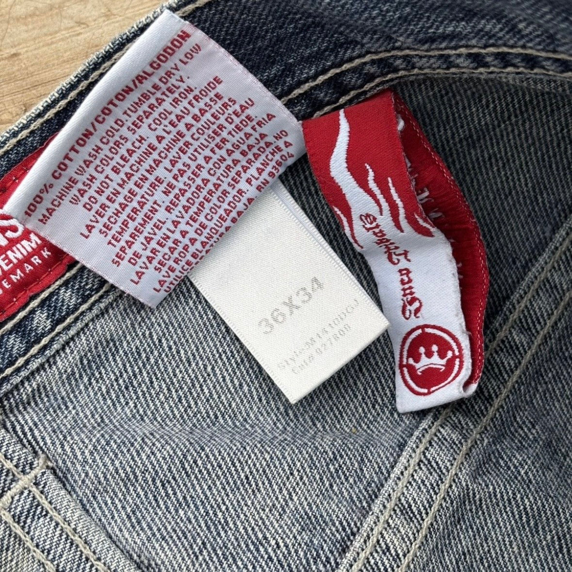 Vintage 90s Jnco Spell Out Jeans 36