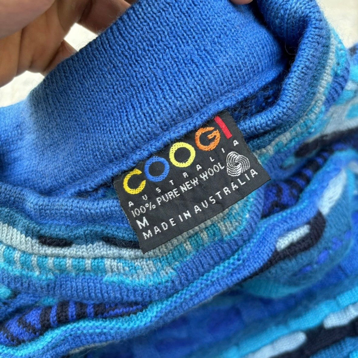 90s Coogi 3D Knitwear S/M