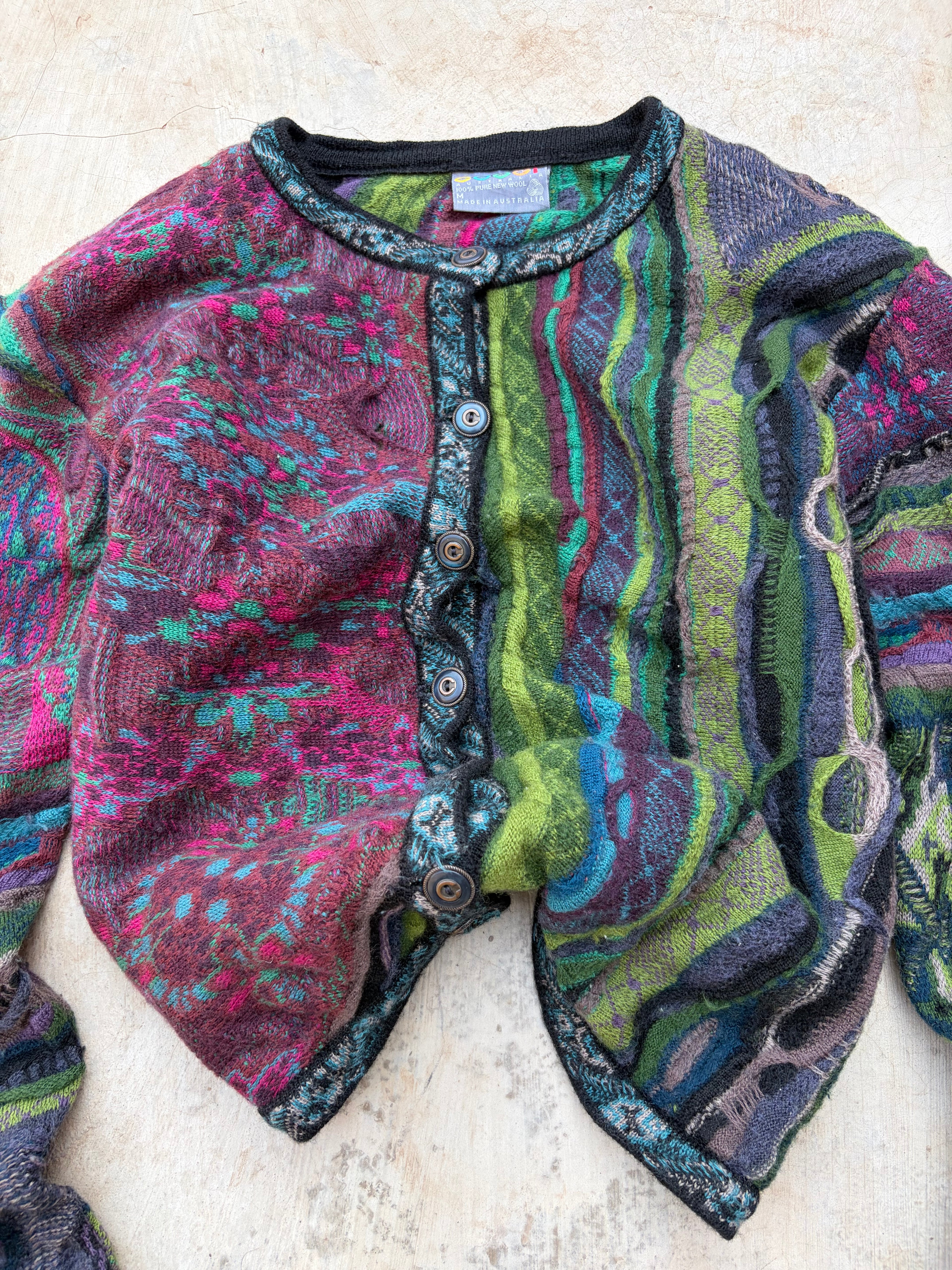 Vintage 90s Coogi Cardigan M