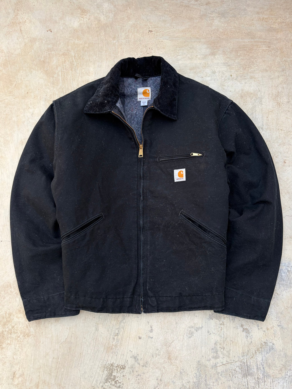Vintage Carhartt Detroit Jacket J001 BLK L/XL