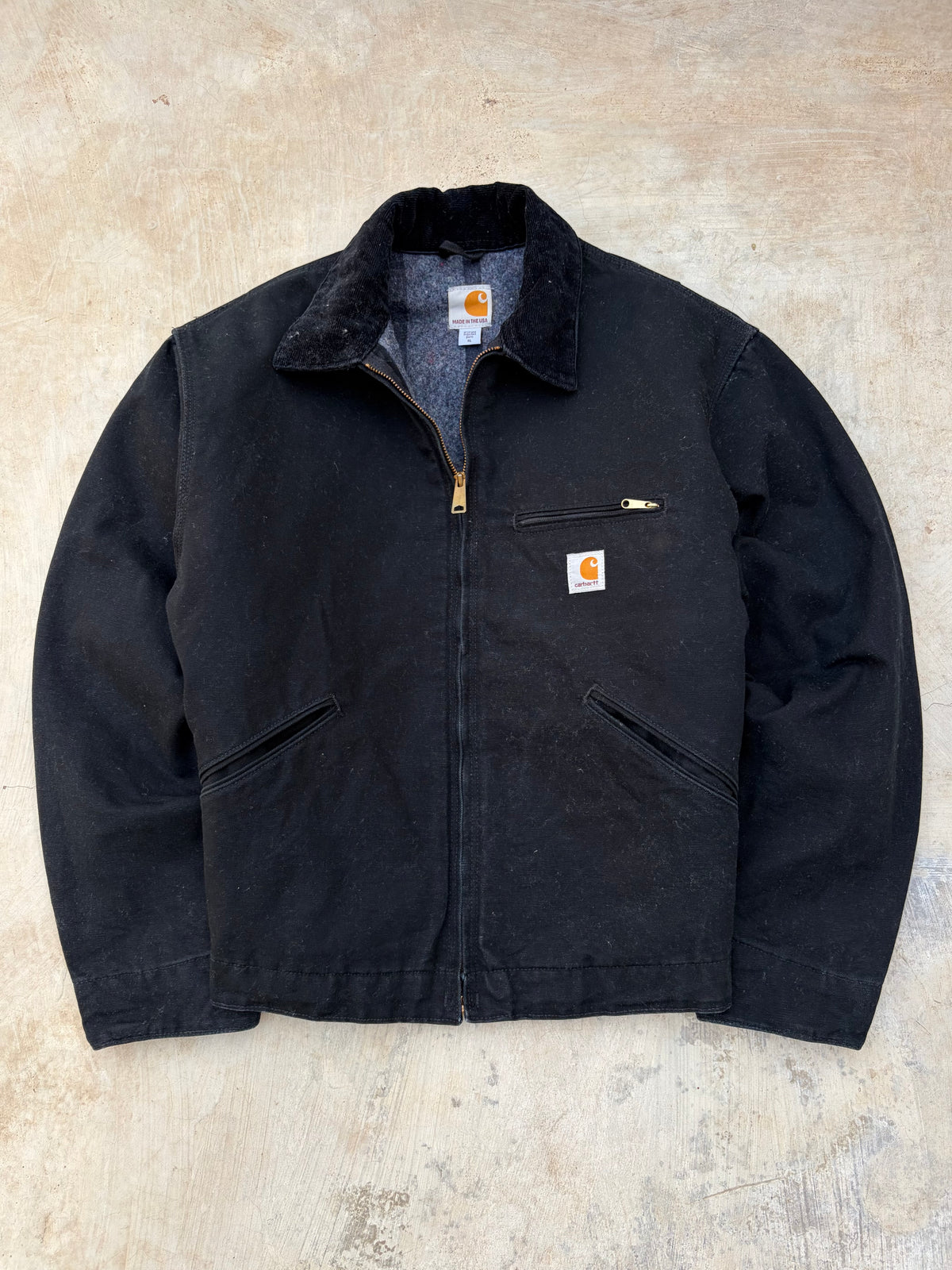 Vintage Carhartt Detroit Jacket J001 BLK L/XL