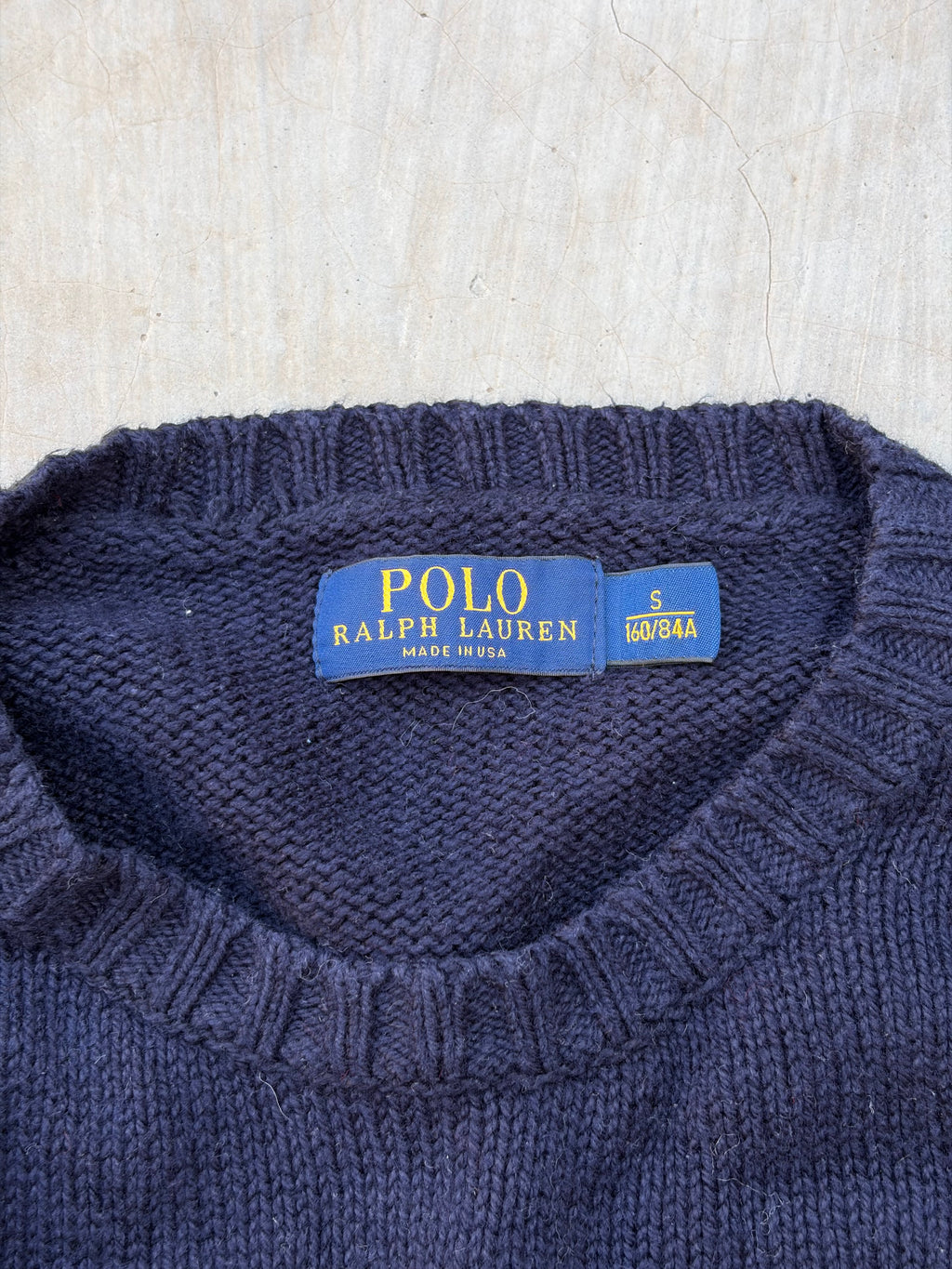 Vintage Polo Ralph Lauren American Flag Sweater – Made in USA M