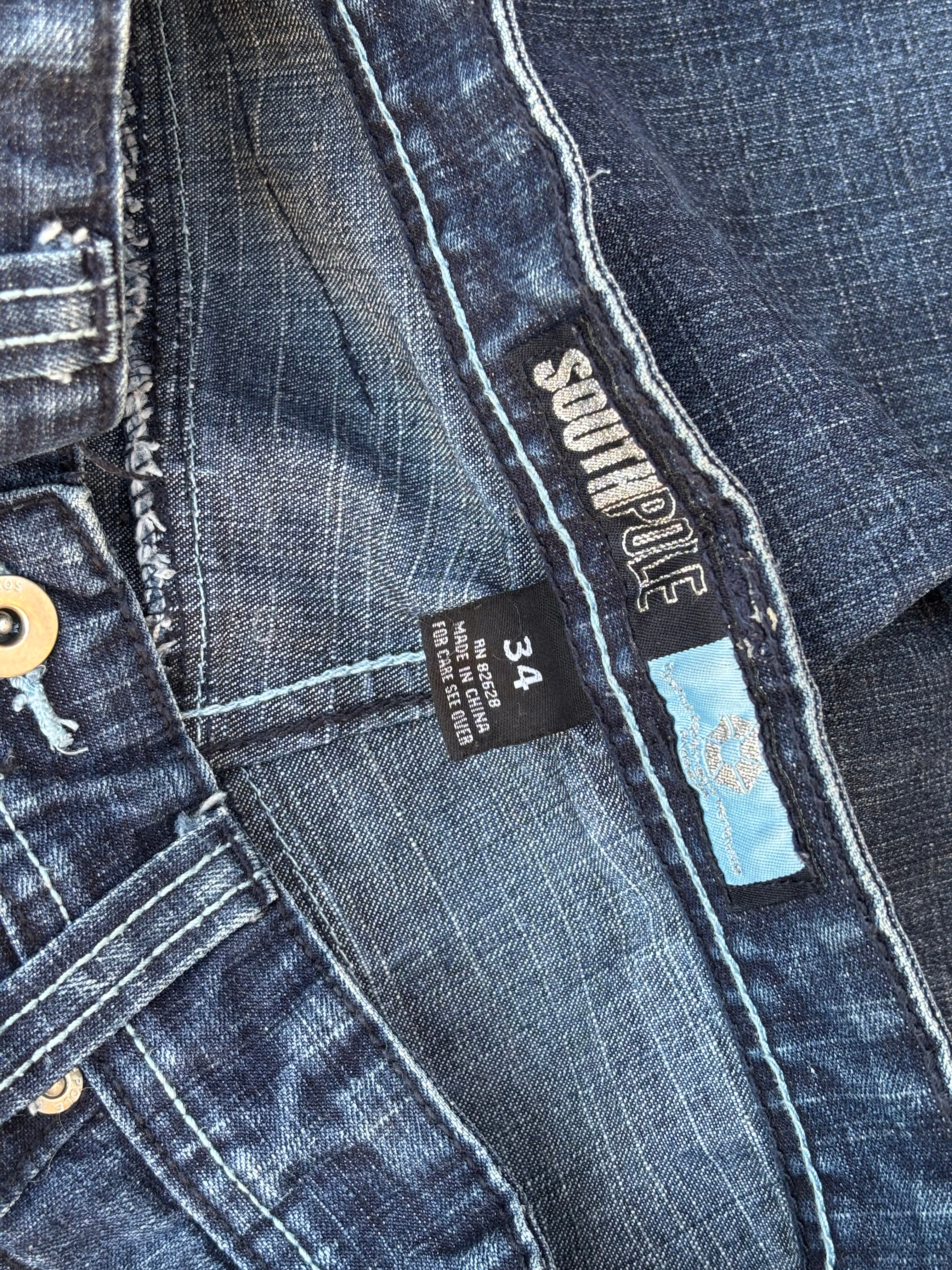 Vintage 90s SouthPole SpellOut Jeans 34