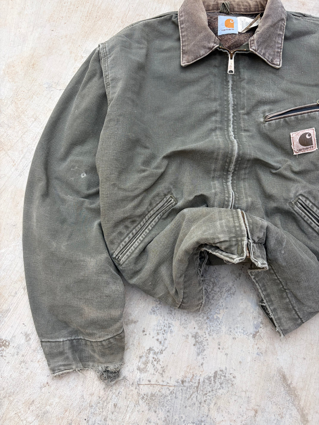 Vintage 90s 1999 Carhartt Detroit Jacket J76 MOS XL