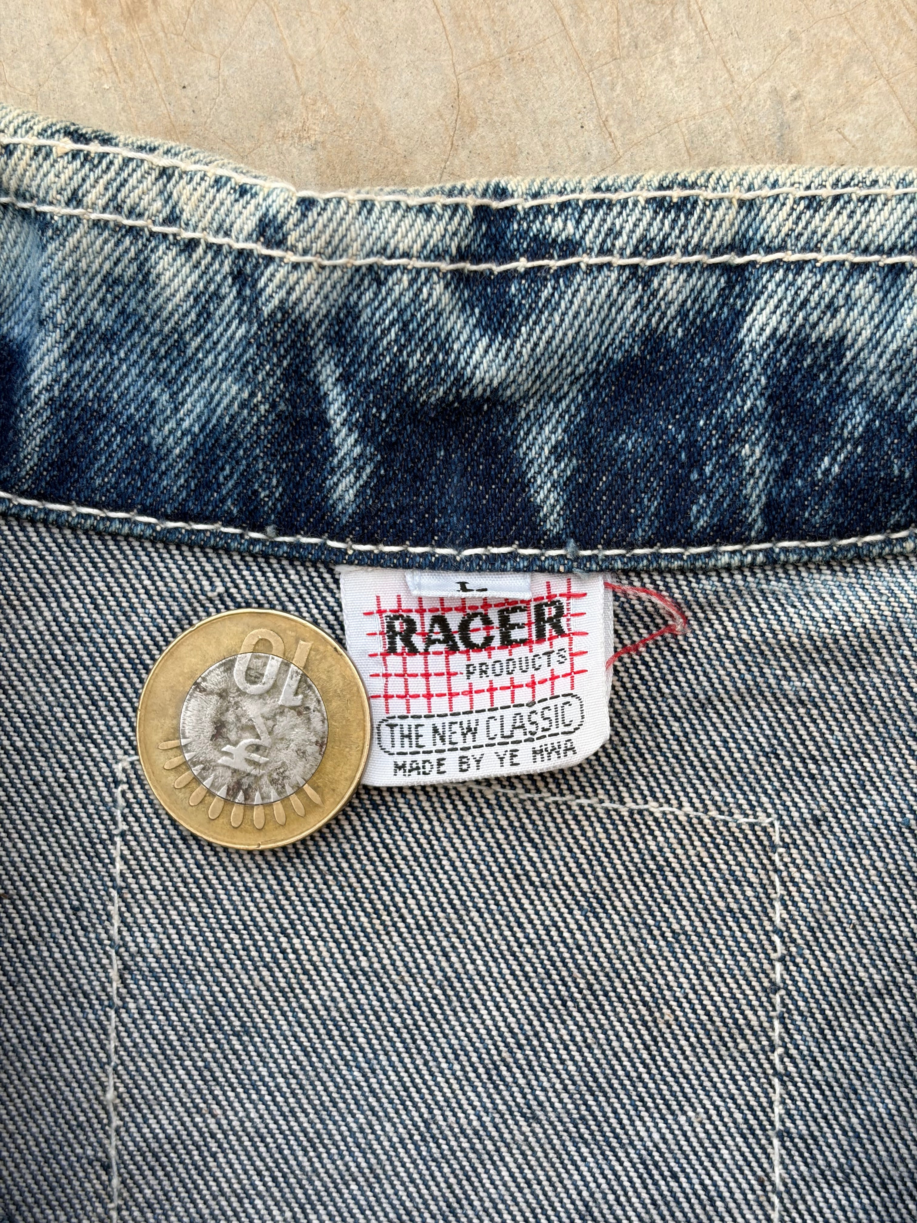 Vintage 80s Hysteric Glamour Y2K Punk Denim Trucker M