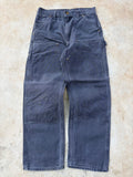 Vintage 90s Carhartt B01 GRP Double Knee Pant Grey Fade 31
