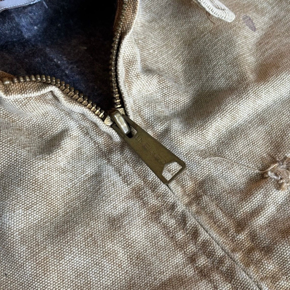 Vintage 80s Carhartt Detroit Jacket Acid Washed M