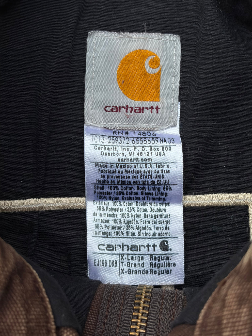 Vintage Carhartt Detroit Jacket DKB L/XL