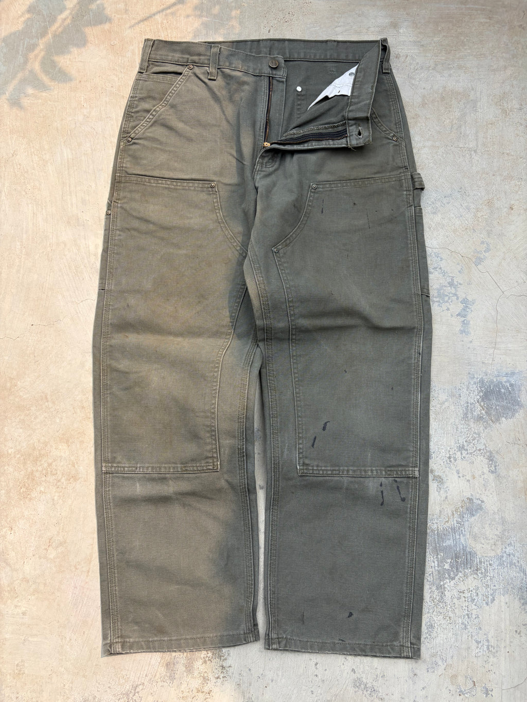 Vintage faded Carhartt Double Knee pants 34