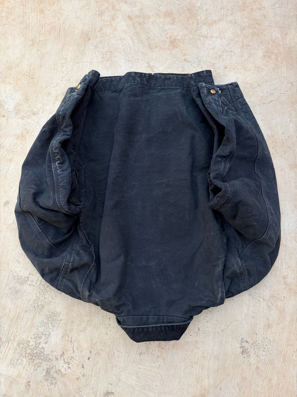 Vintage Sunfaded Carhartt Detroit Jacket EJ001 BLK L