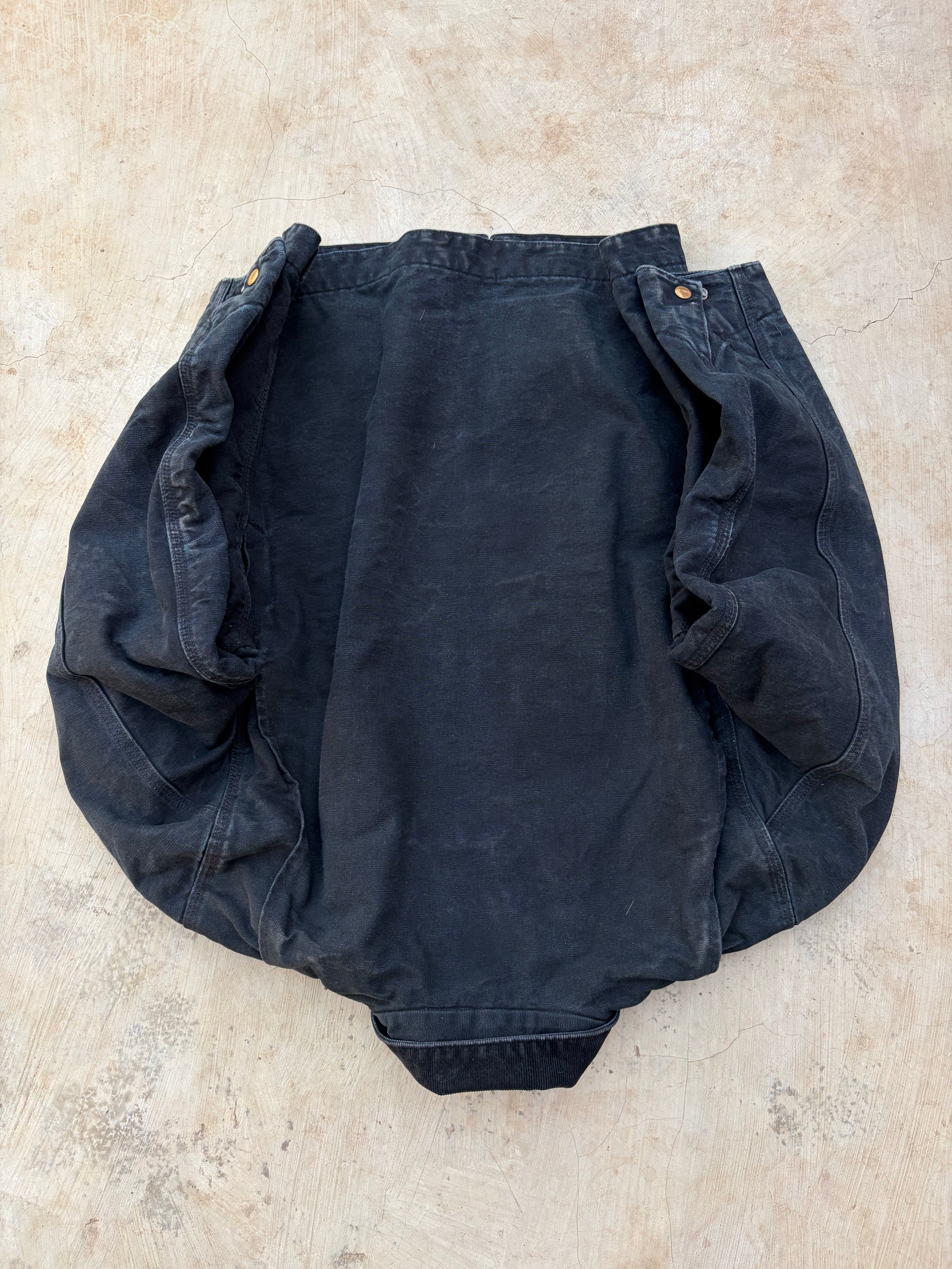 Vintage Sunfaded Carhartt Detroit Jacket EJ001 BLK L