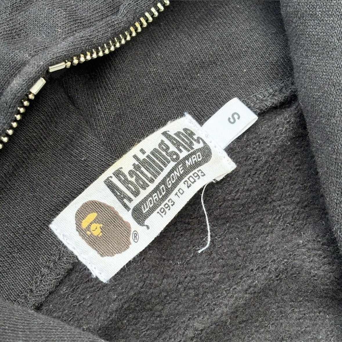 Vintage Bape Shark Full Zip Up Hoodie S