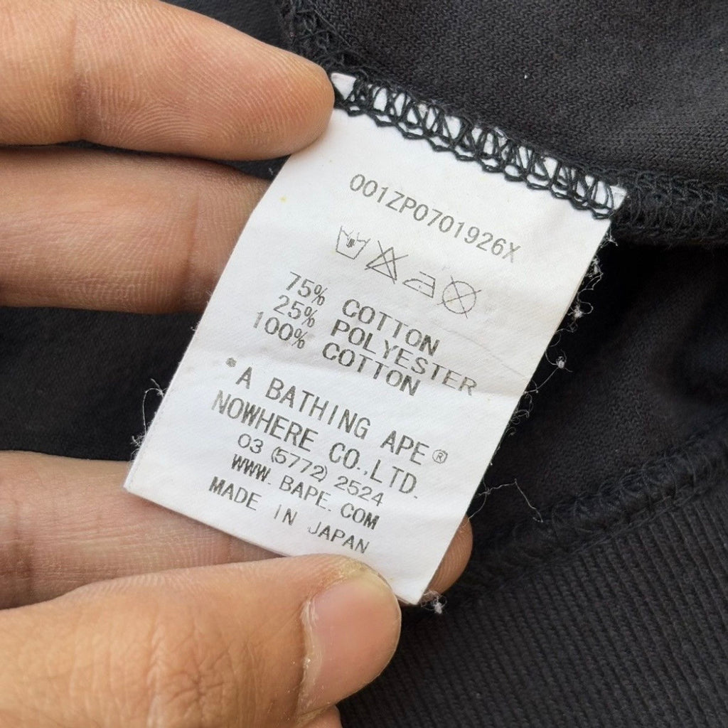 Vintage Bape 24 Karat Full Zip Shark Hoodie L