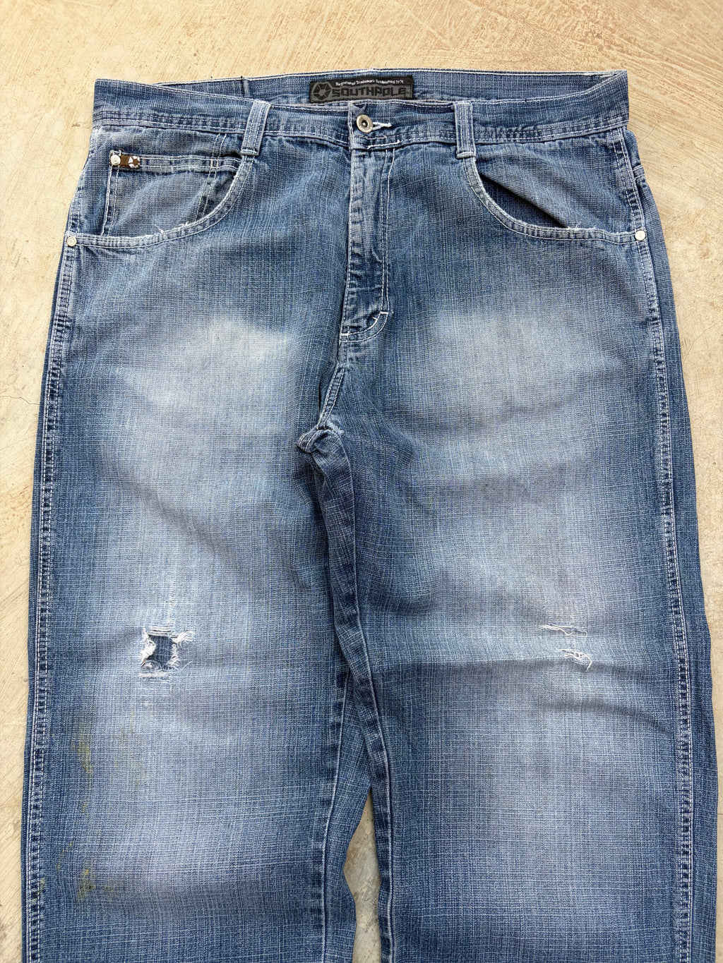Vintage 90s SouthPole Brown Tabs 38