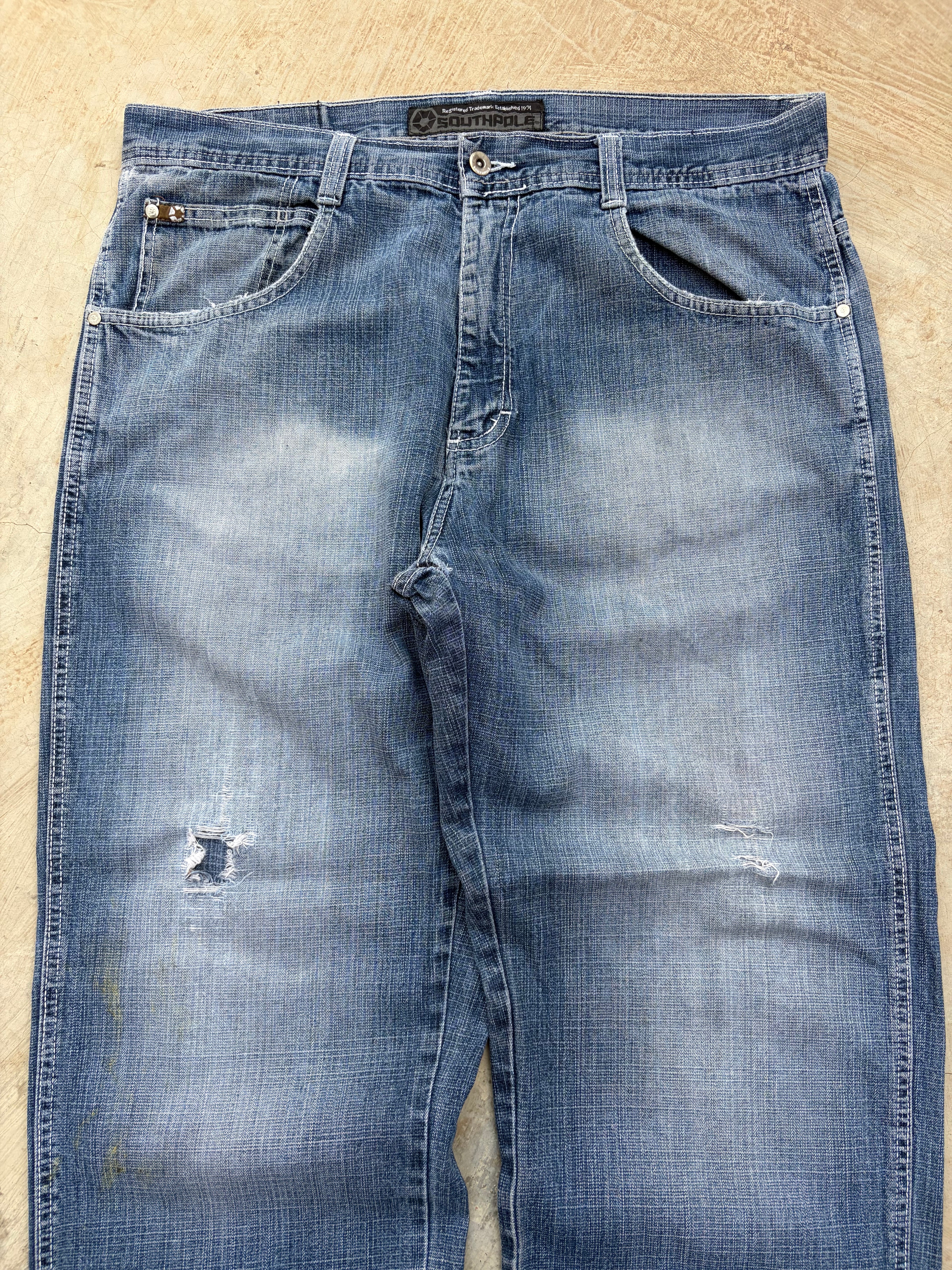 Vintage 90s SouthPole Brown Tabs 38