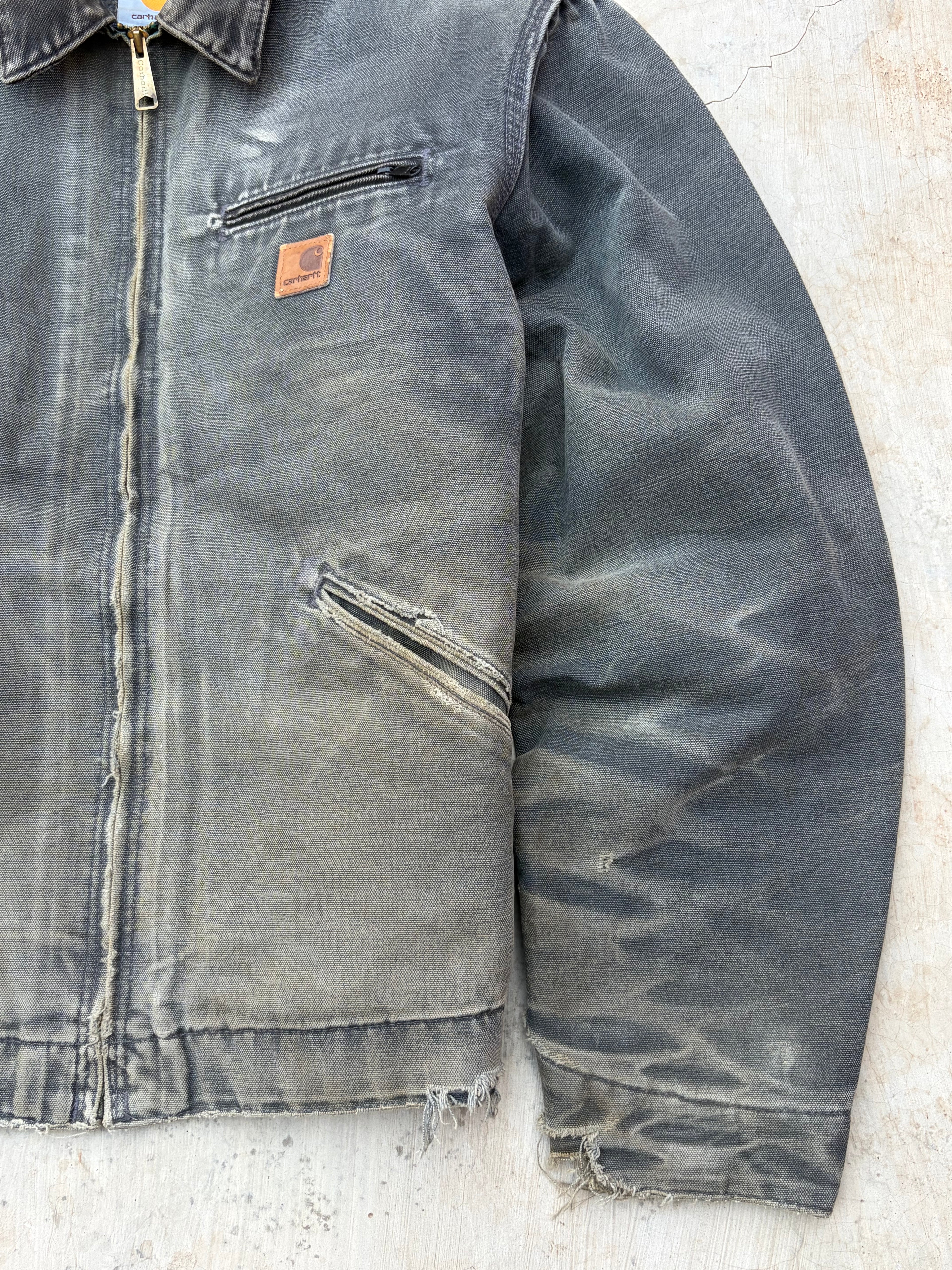 Vintage 00s Sunfaded Carhartt Detroit Jacket J97 PTL L