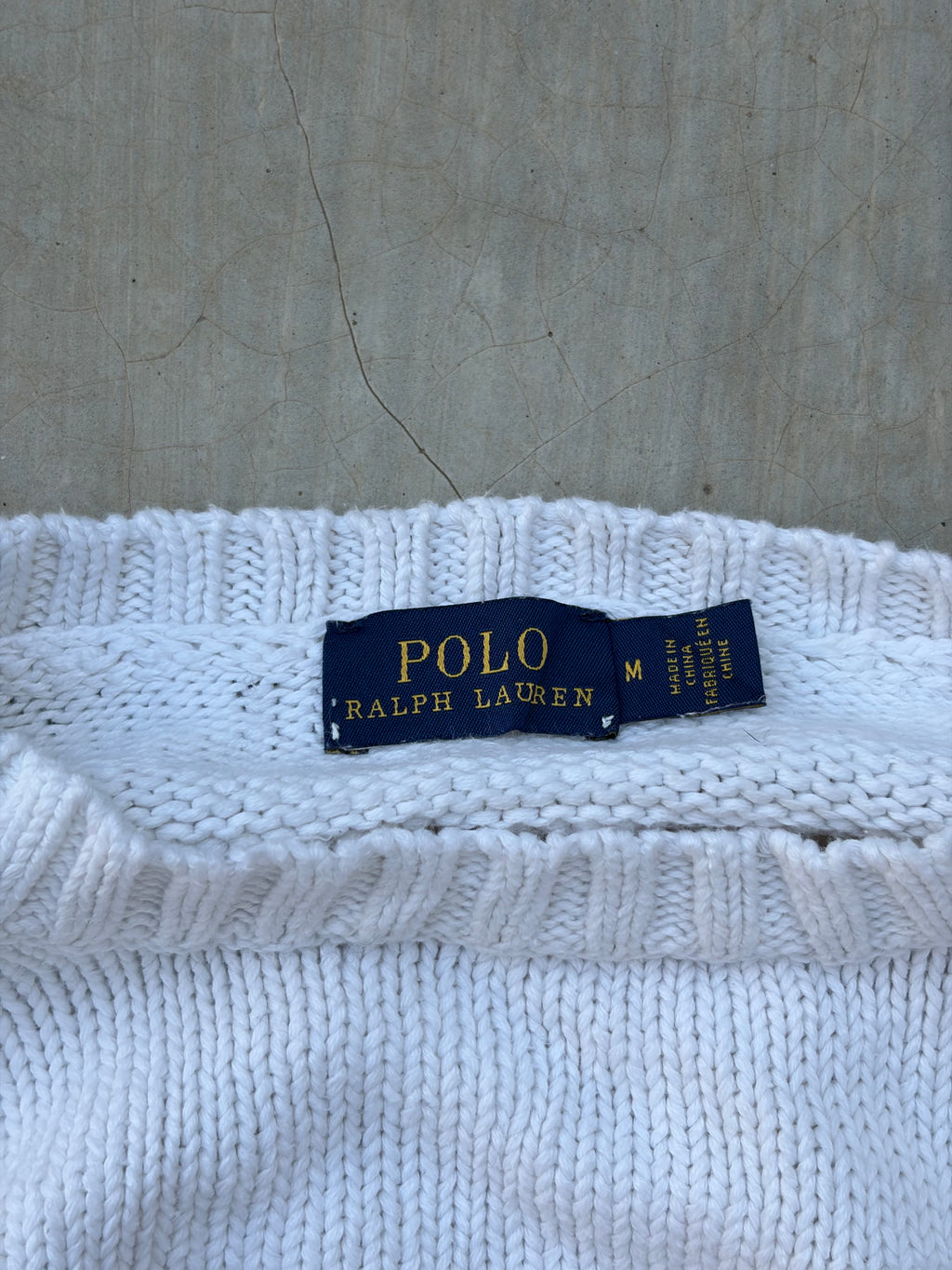 Vintage Polo Ralph Lauren USA Flag Sweater M