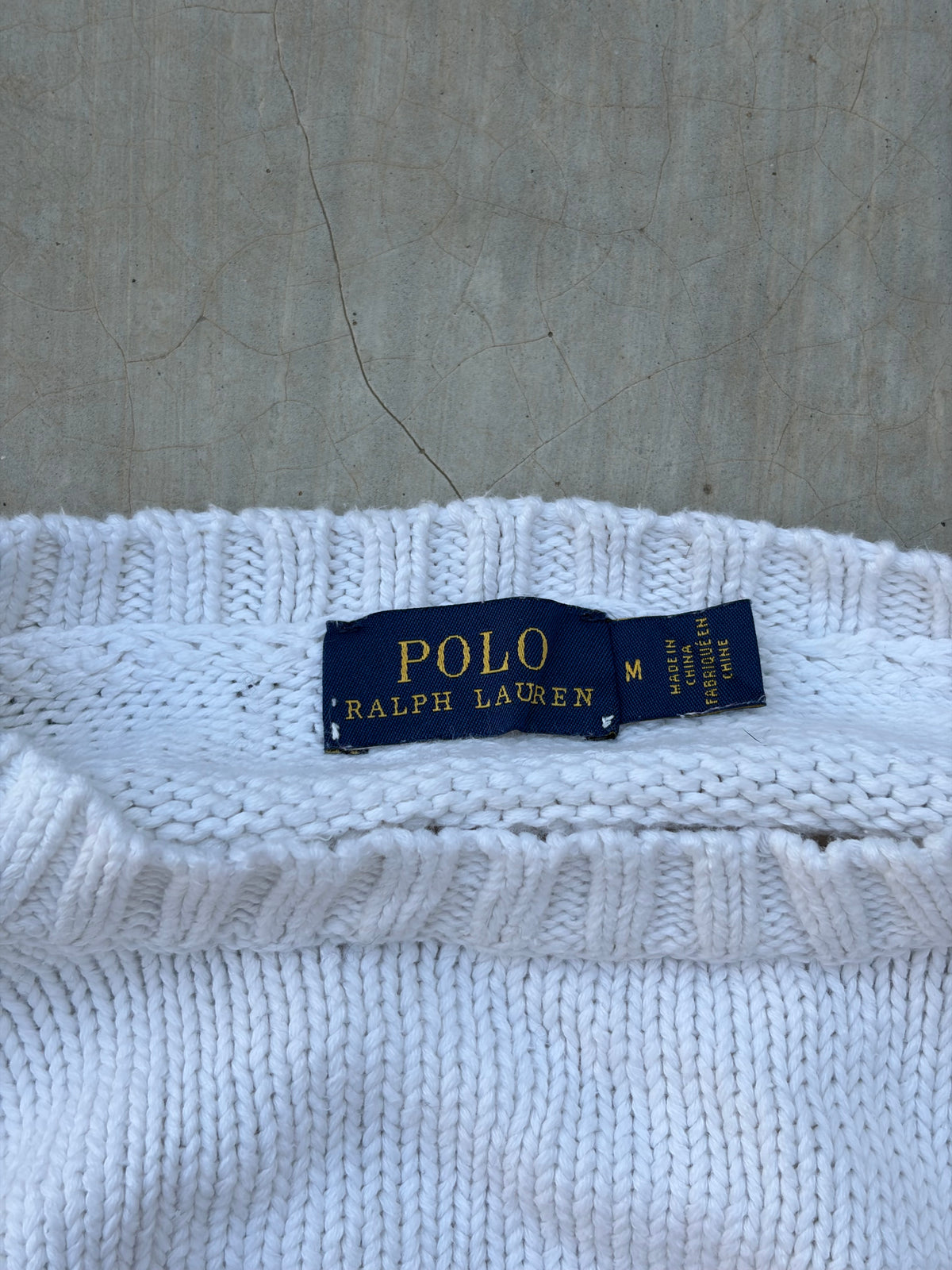 Vintage Polo Ralph Lauren USA Flag Sweater M