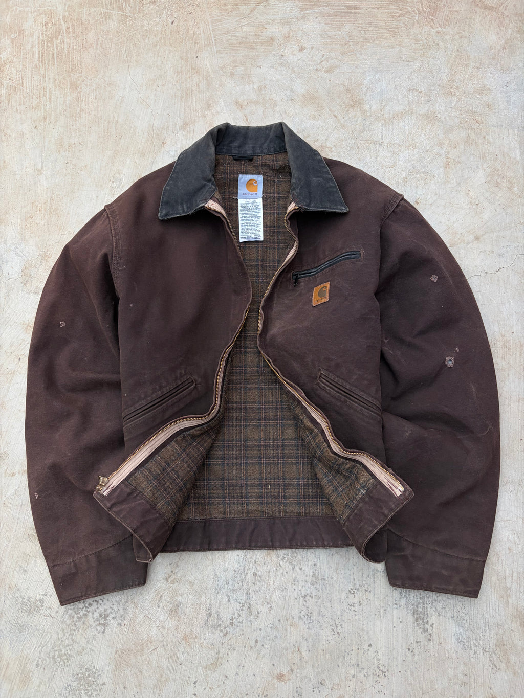 Vintage 00s Carhartt Detroit Jacket J97 DKB M/L