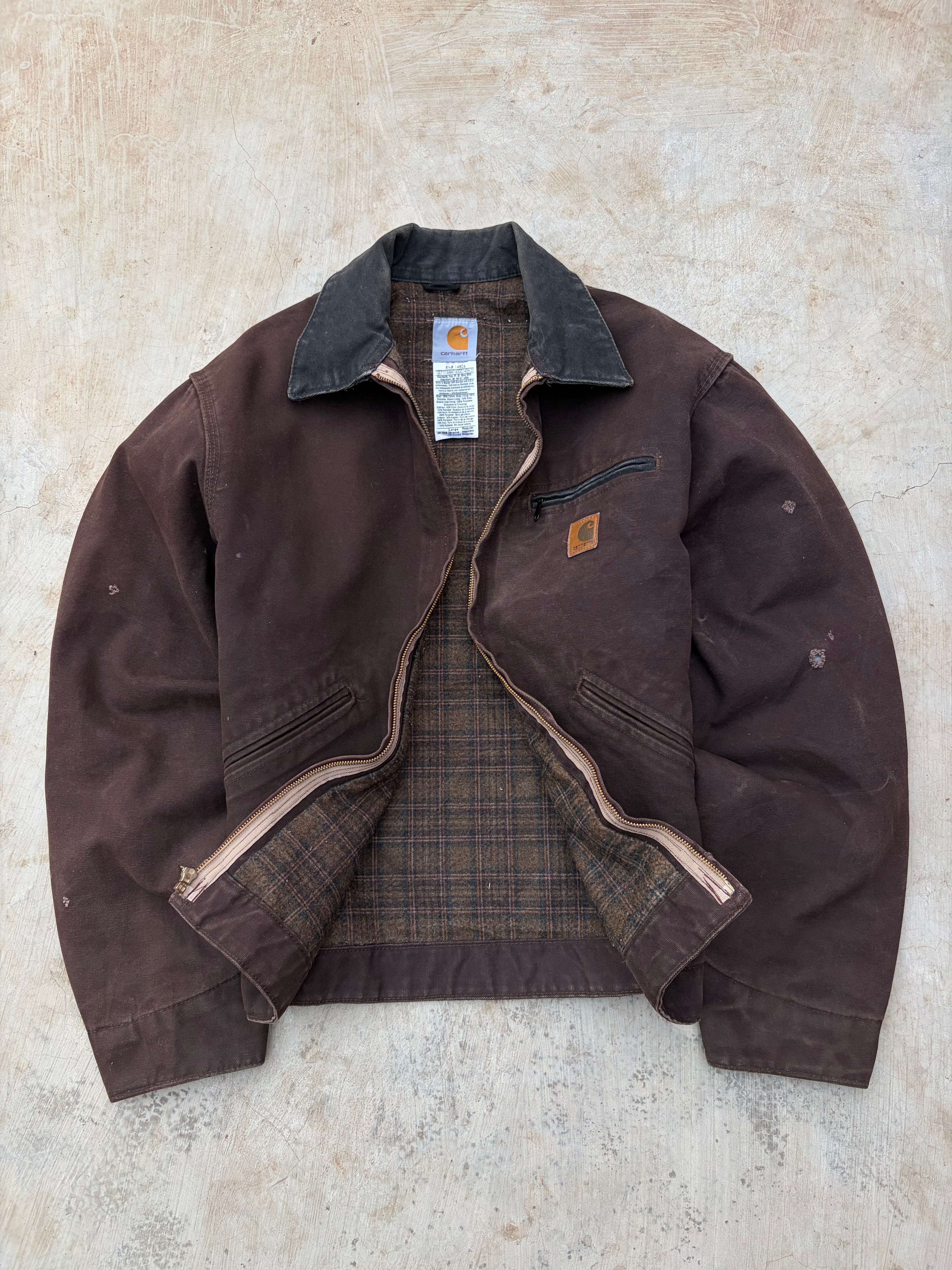 Vintage 00s Carhartt Detroit Jacket J97 DKB M/L