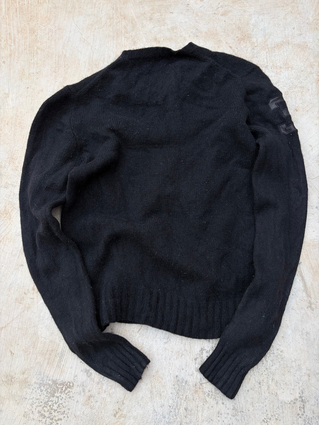 Vintage 90s Polo Ralph Lauren handknit horse Sweater S