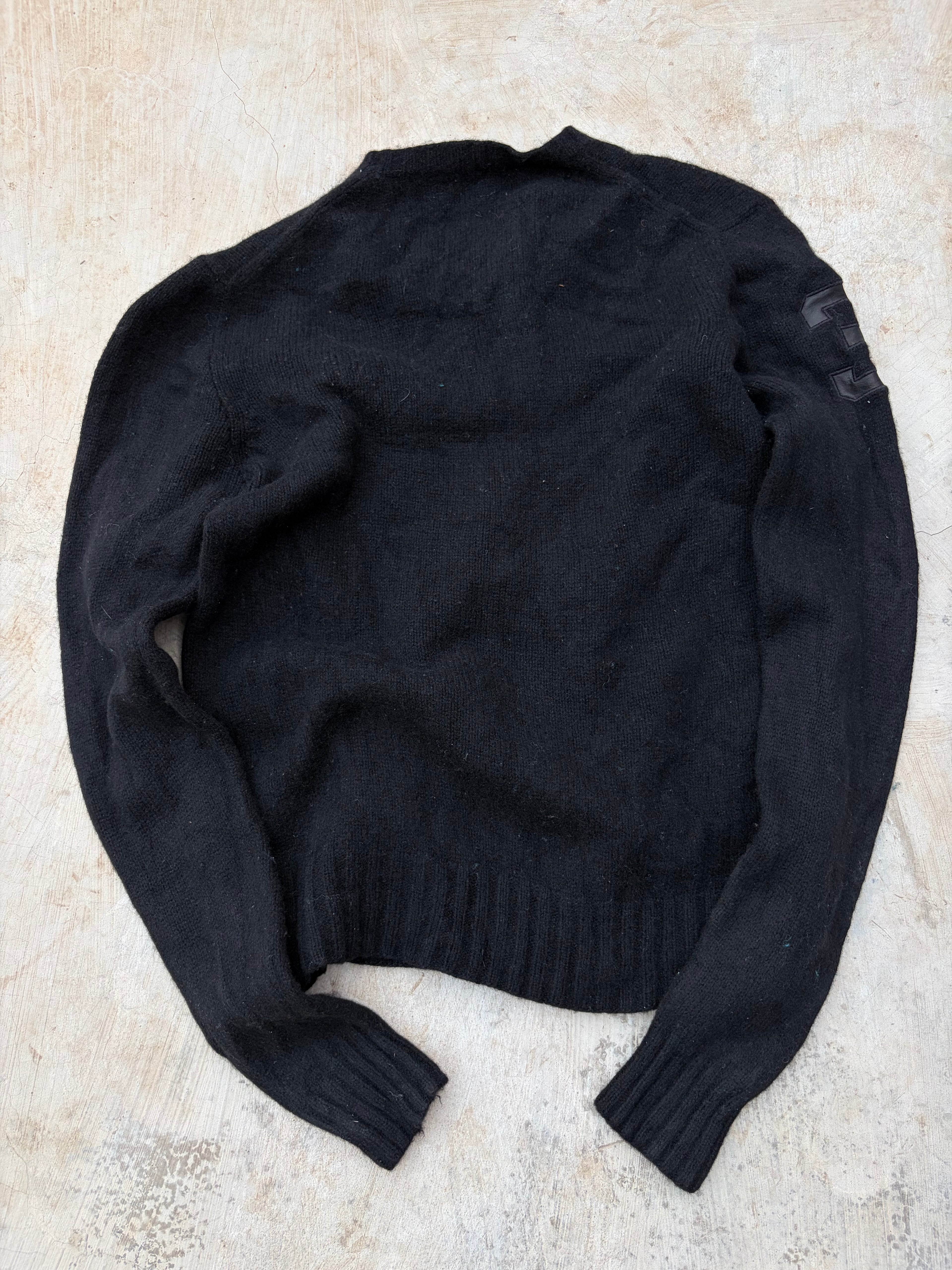 Vintage 90s Polo Ralph Lauren handknit horse Sweater S