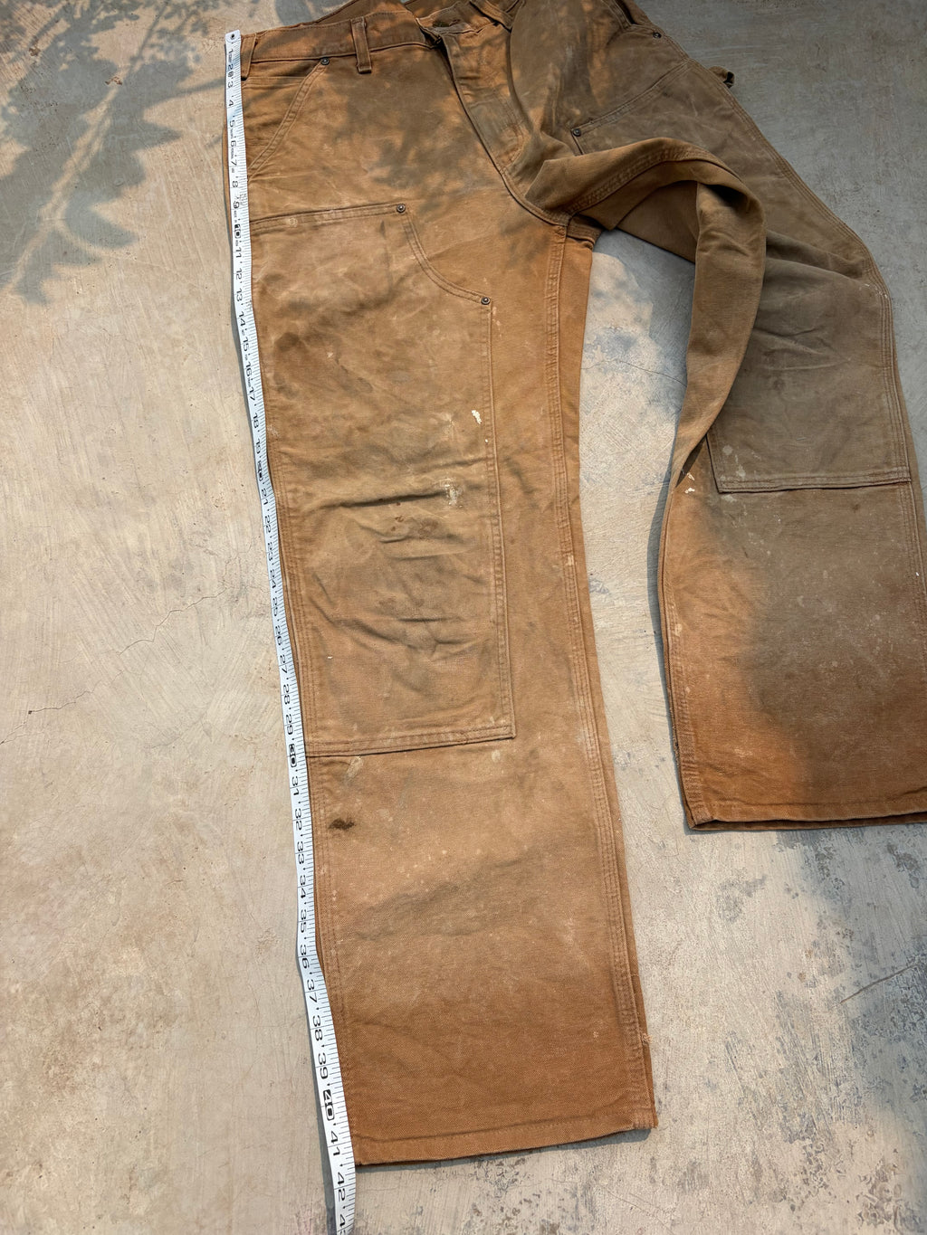Vintage Stained & Faded Carhartt Double Knee 32
